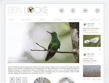 Tablet Screenshot of benlockephotography.co.uk